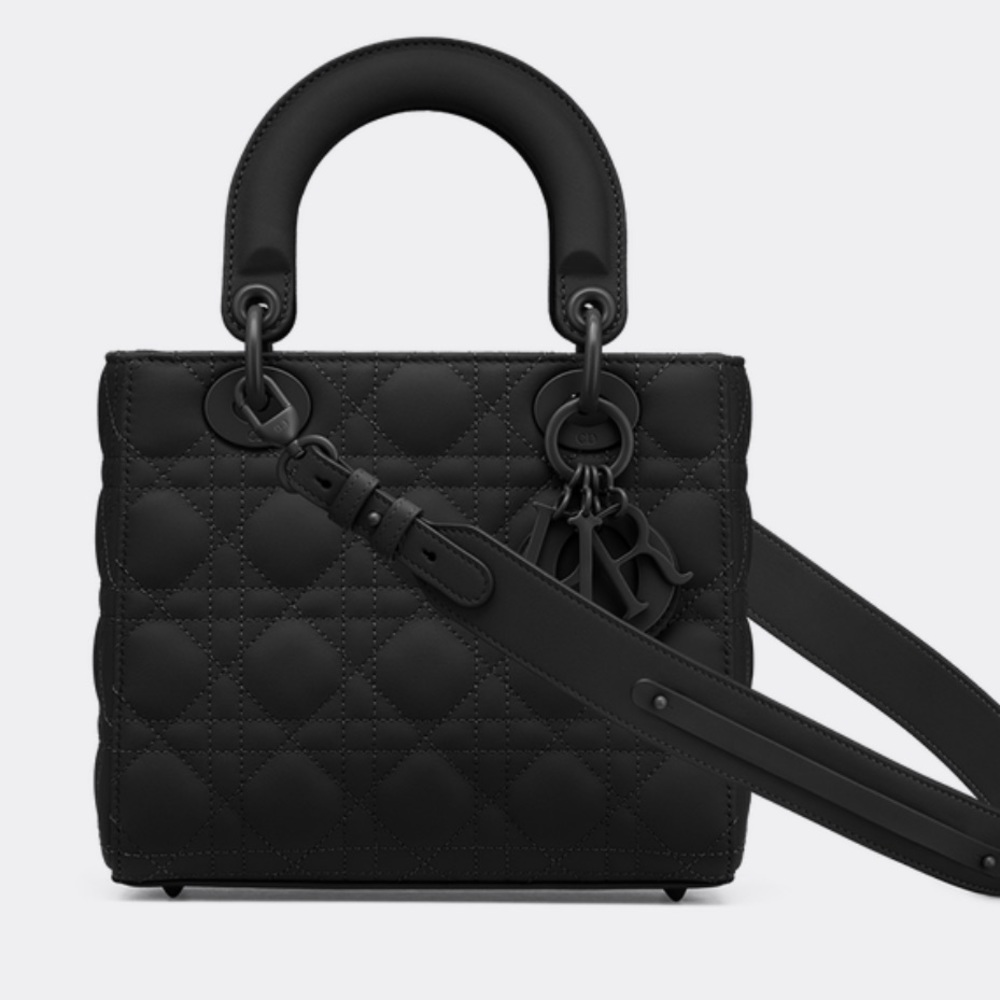 ABC Lady Dior Black Matte Size Small